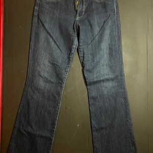 Lucky Brand Women 6/28 Regular Dark Blue Denim "The Sweet‎ Boot Jean" Jean